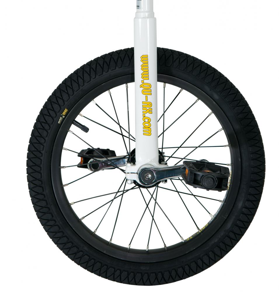 QU-AX Luxus Einrad 16 Zoll (305mm) weiß