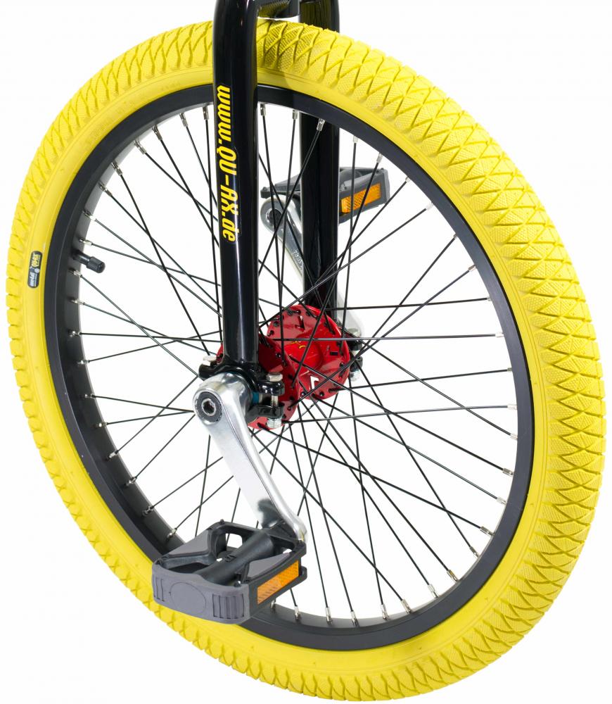 QU-AX Profi Einrad 20 Zoll (406mm) schwarz